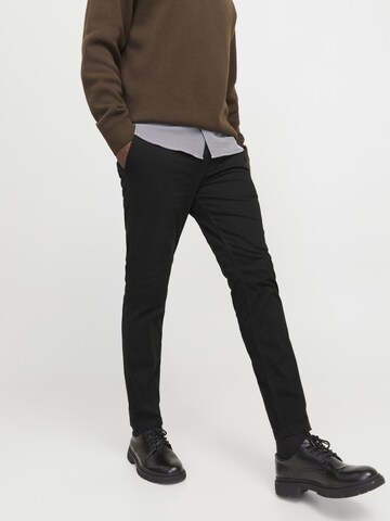 JACK & JONES Slimfit Chino in Zwart