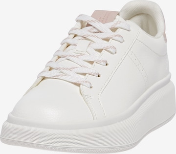 Pull&Bear Sneakers low i hvit: forside