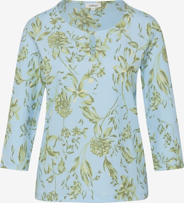 T-shirt s.Oliver en vert : devant