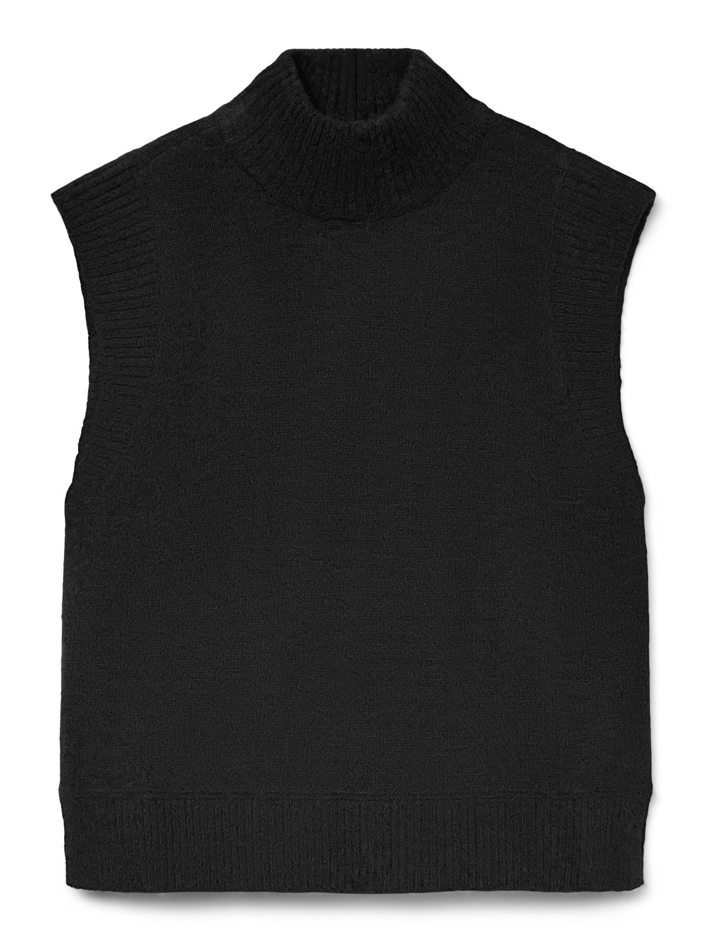 VERO MODA Chaleco de punto 'WOW' en Negro ABOUT YOU