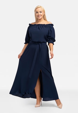 Karko Dress 'ASTRA' in Blue: front