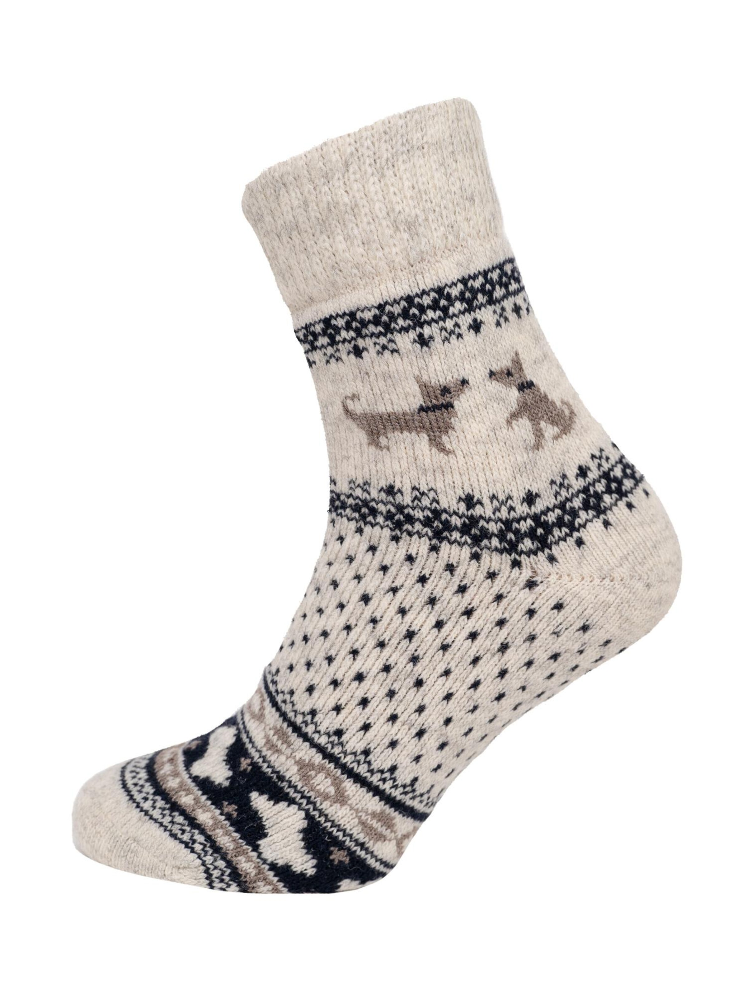 HomeOfSocks Socks 'HOS8012' in Beige: front