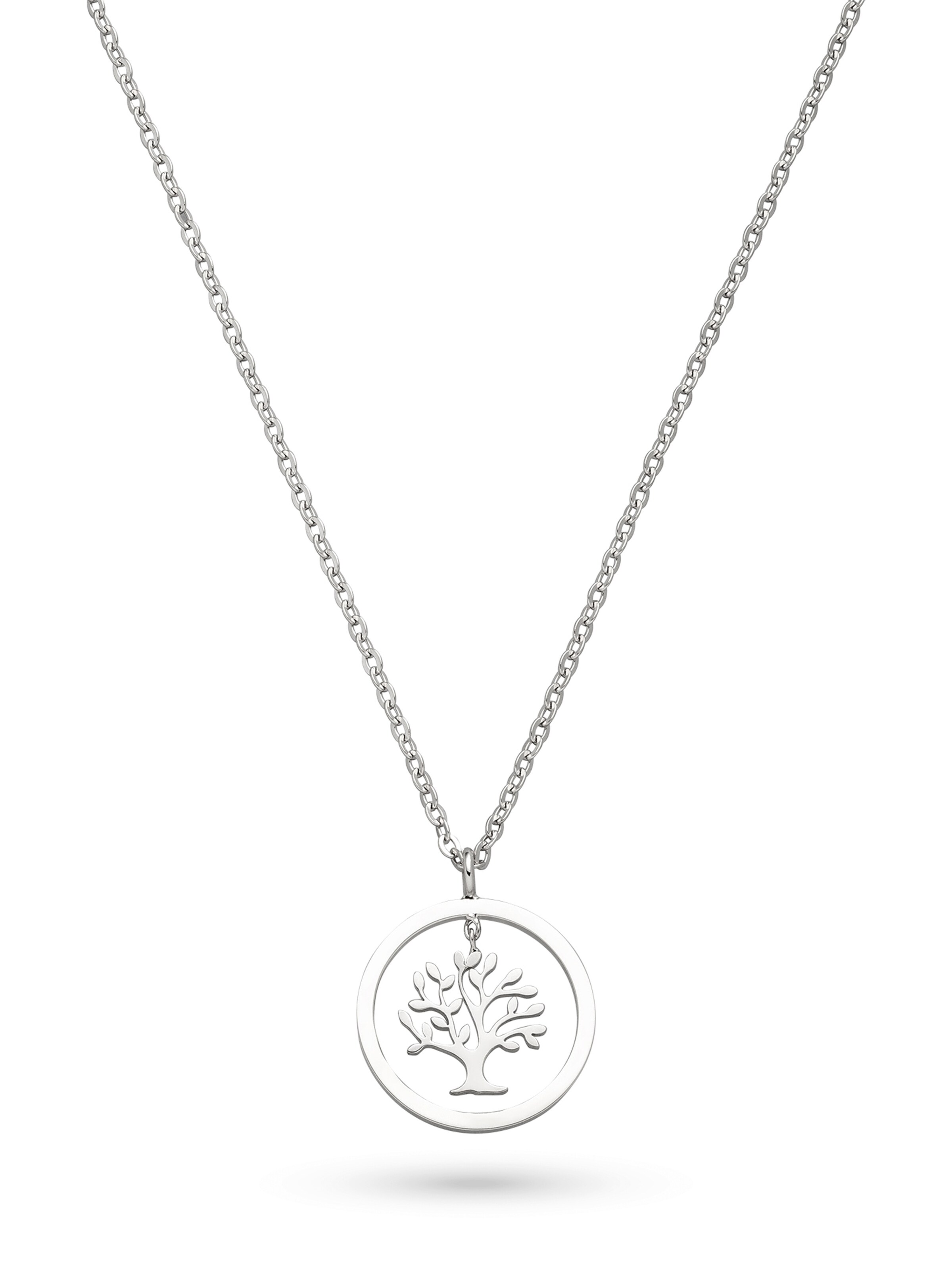 s.Oliver Kette 'Lebenbaum' in Silber