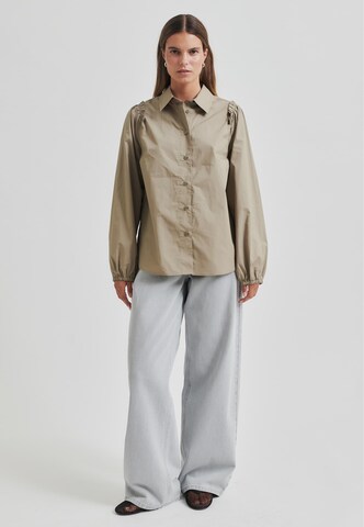 SECOND FEMALE Blouse 'Citta' in Bruin