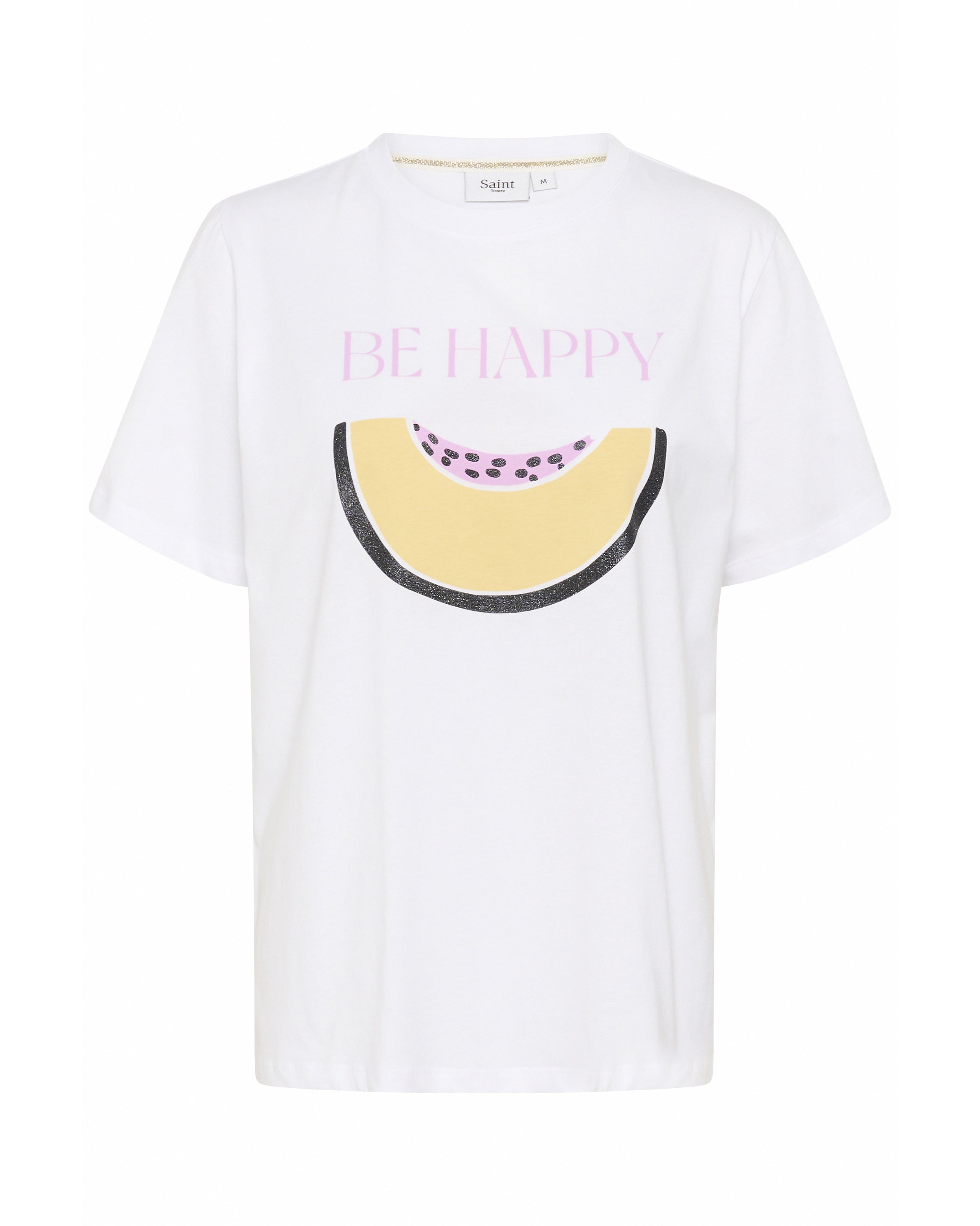 SAINT TROPEZ Tričko 'Harda' - Biela: predná strana