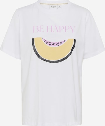 balta SAINT TROPEZ Marškinėliai 'Harda': priekis