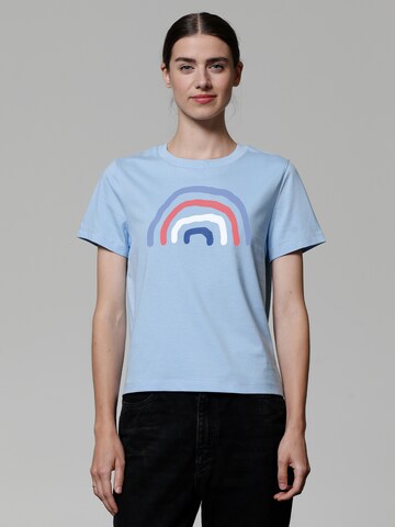 Watapparel Shirt ' Regenbogen ' in Blue: front