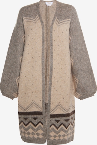 usha FESTIVAL Gebreid vest in Beige: voorkant