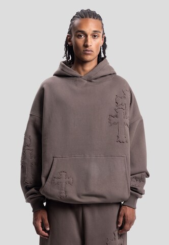 FAVELA Sweatshirt in Braun: Vorderseite
