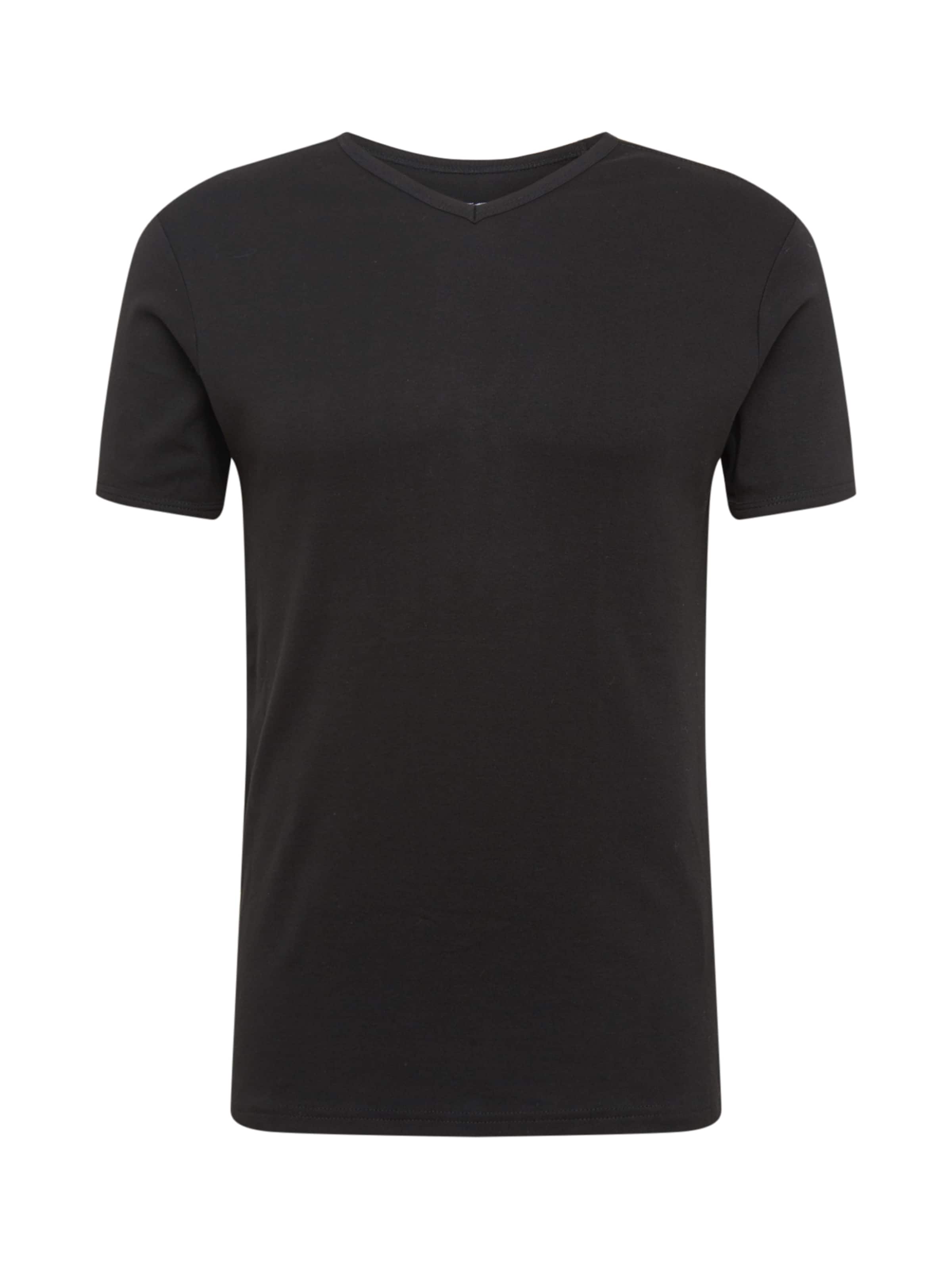 Coupe regular T-Shirt Petrol Industries en noir : devant