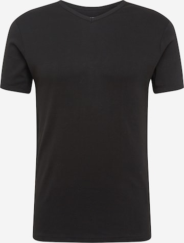 Coupe regular T-Shirt Petrol Industries en noir : devant