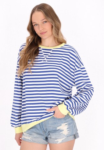 Sweat-shirt MYMO en bleu : devant