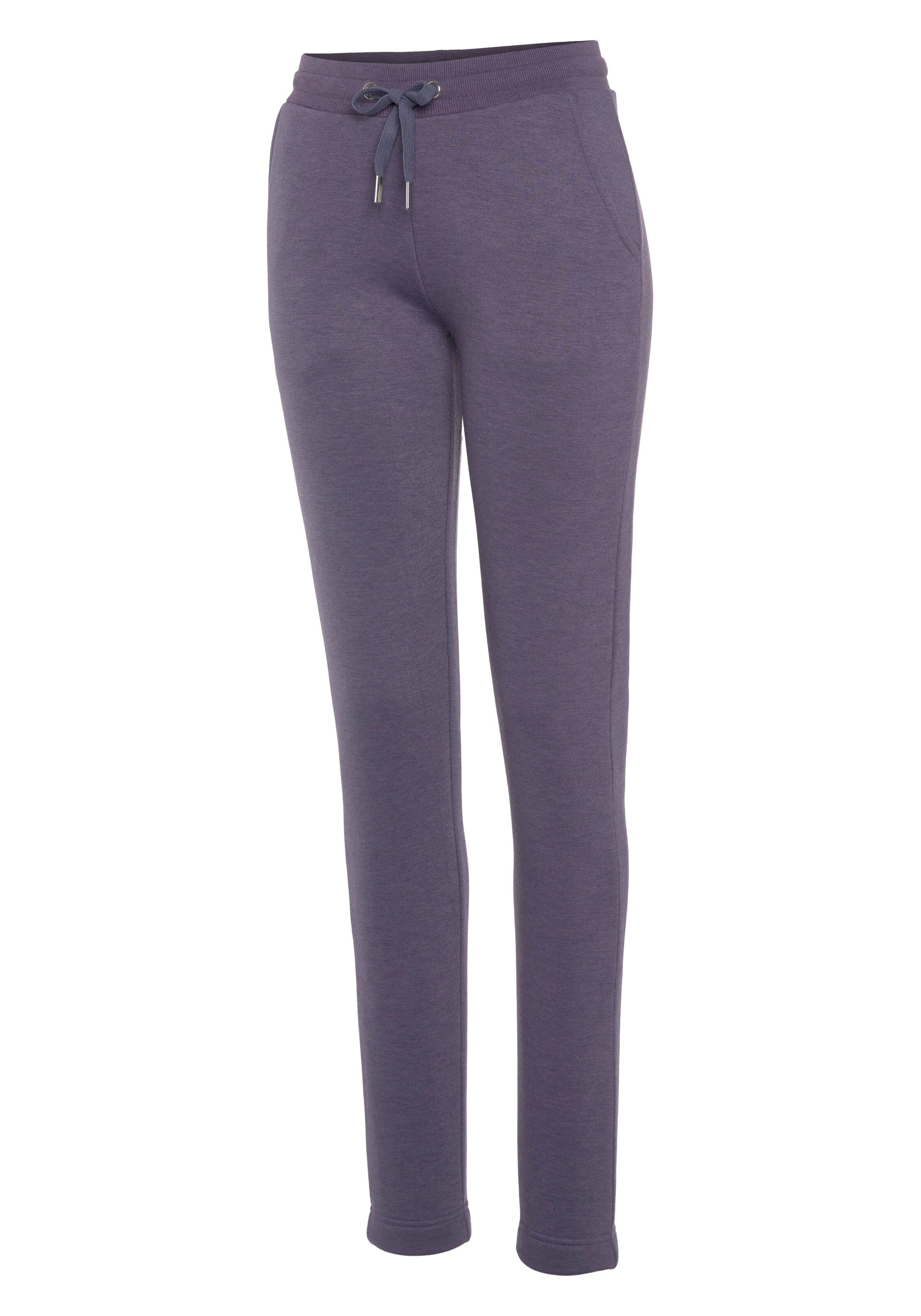 VIVANCE Slimfit Hose in Lila