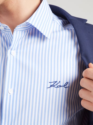 Karl Lagerfeld Regular fit Srajca | modra barva
