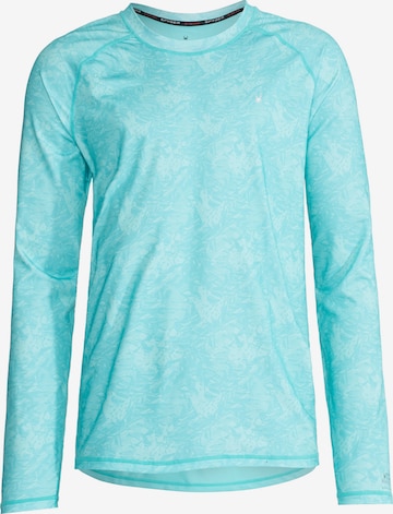 Spyder Functioneel shirt in Blauw: voorkant