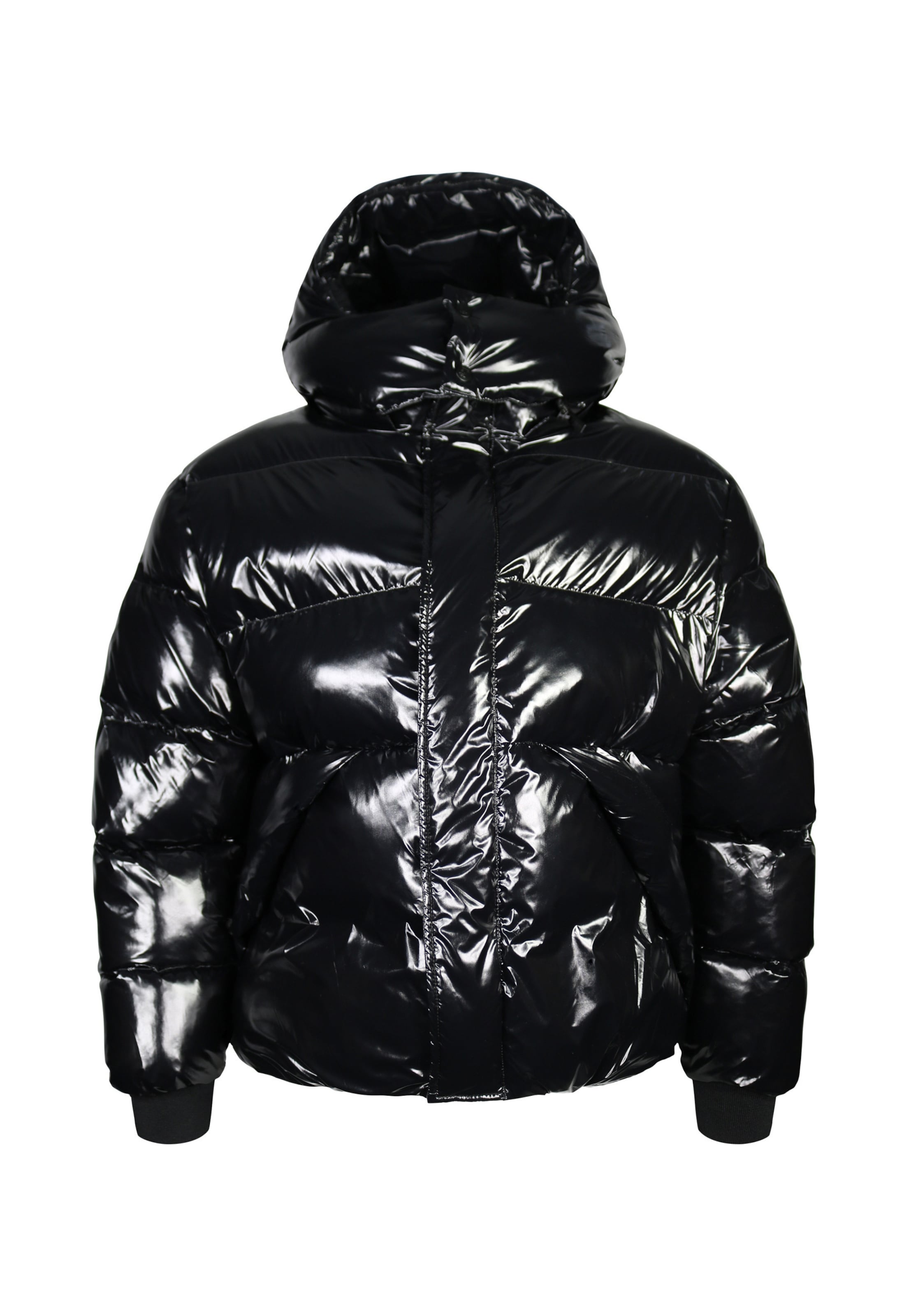 SikSilk Jacke in Schwarz: Vorderseite