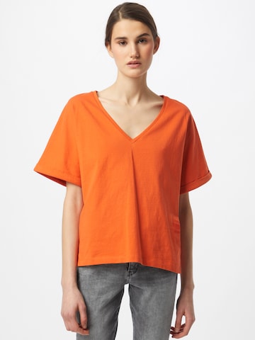 G-Star RAW - Camisa 'Joosa' em laranja: frente
