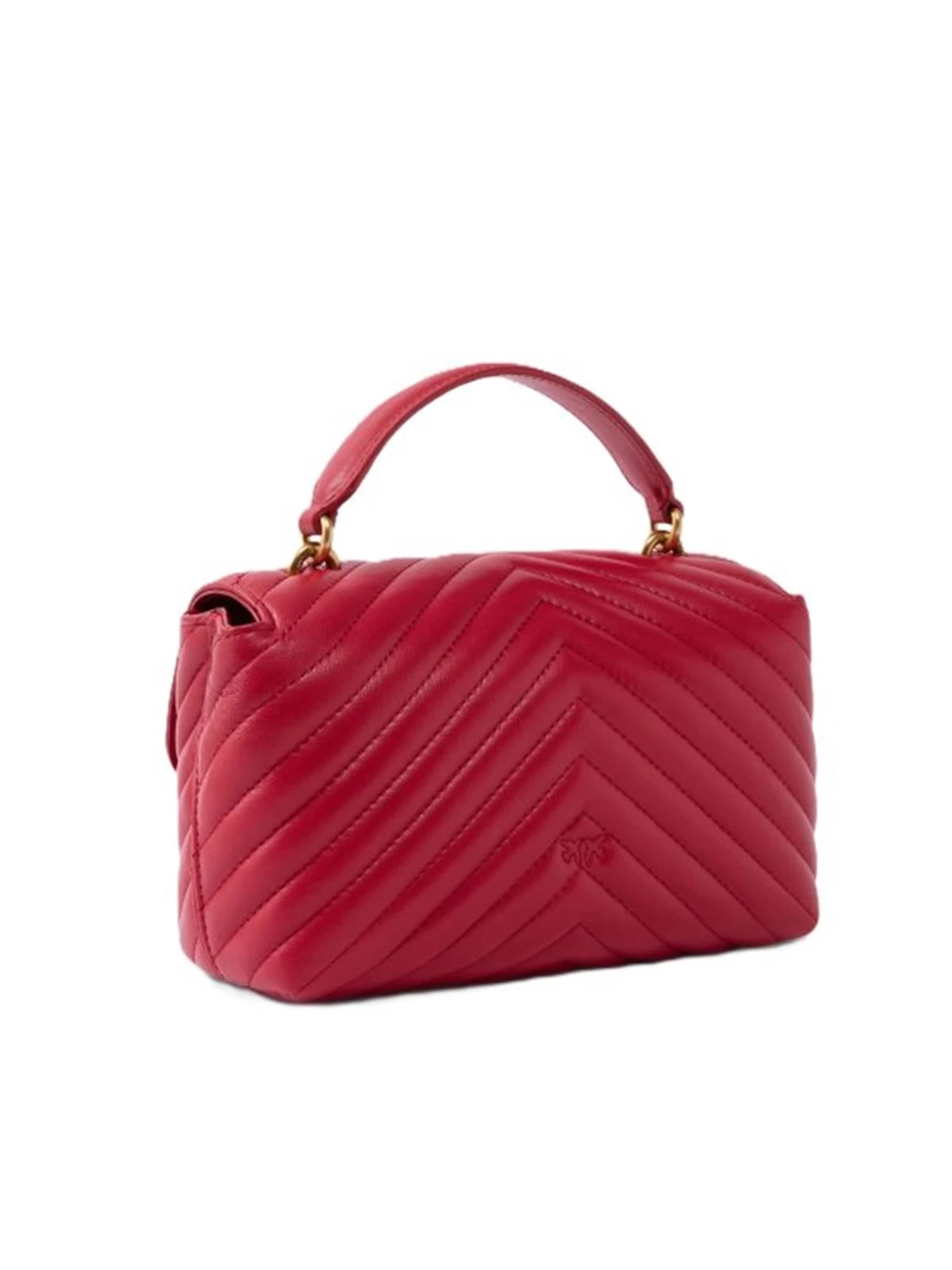 Borsa a tracolla '100044 A0GK' di PINKO in rosso