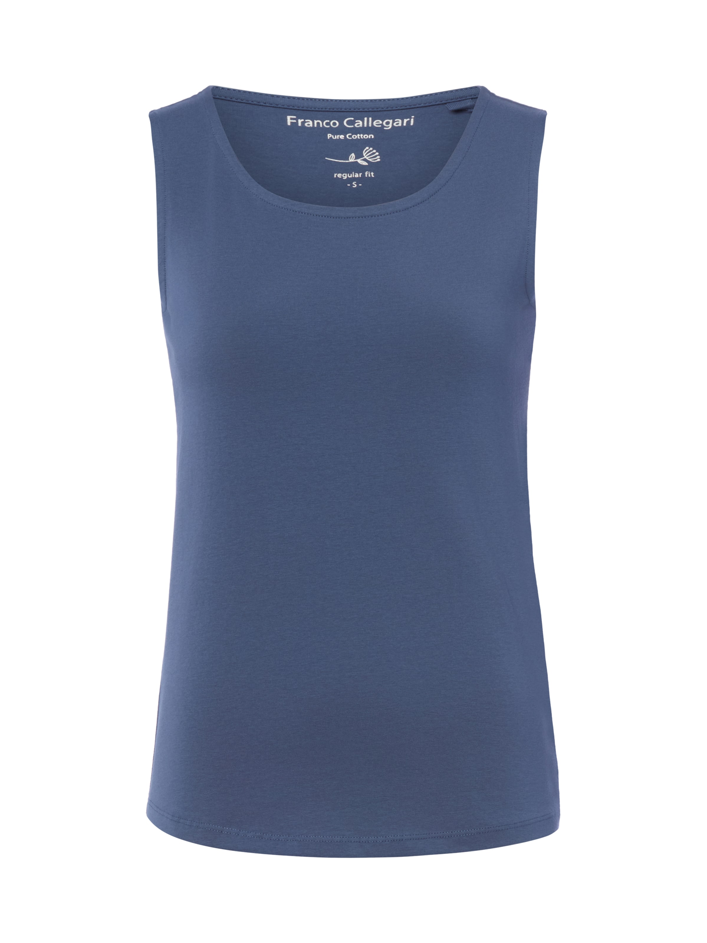Franco Callegari Tanktop in Blau: Vorderseite
