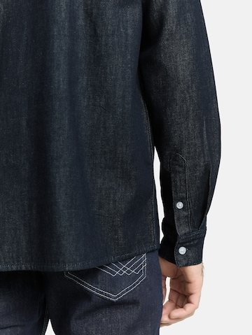 TOM TAILOR Regular Fit Hemd in Blau