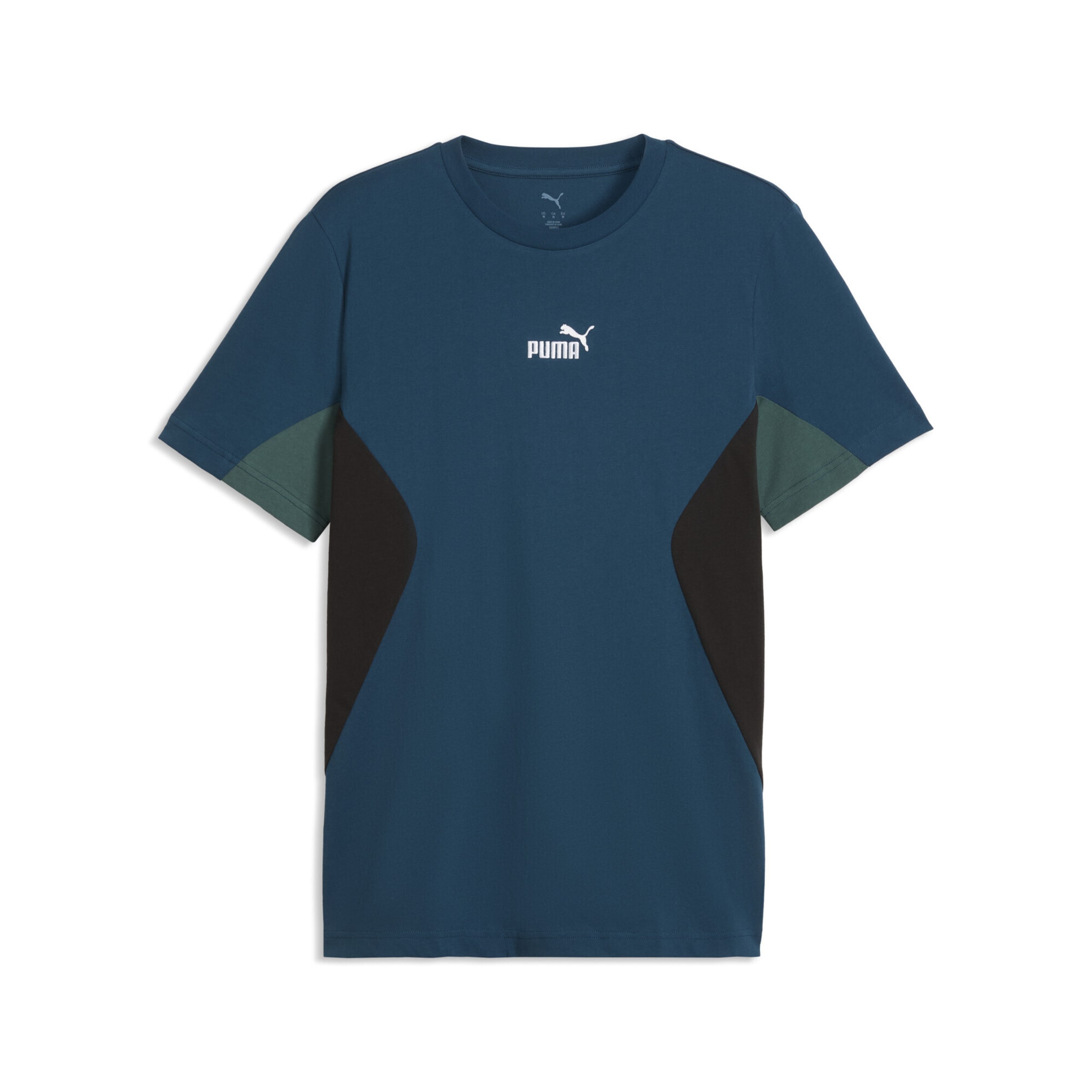 T-Shirt fonctionnel PUMA en bleu : devant