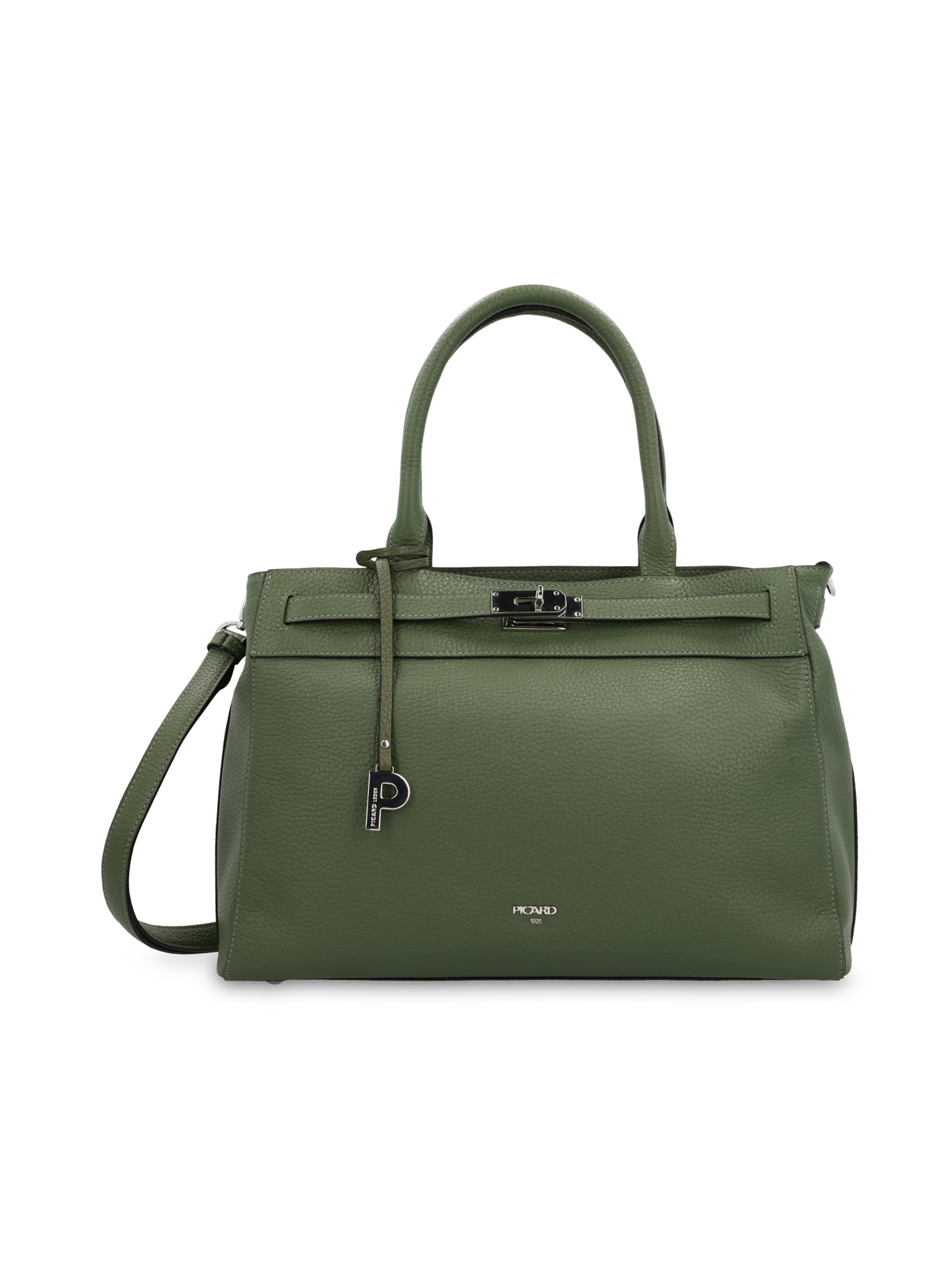 Picard Shopper 'Poppy' in Green: front