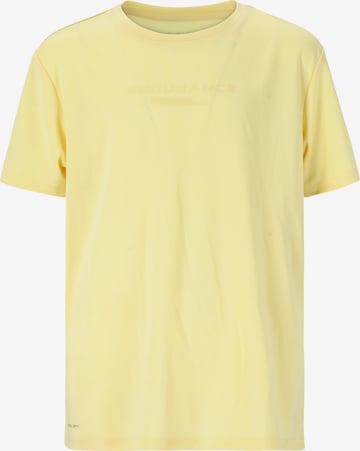 ENDURANCE Functioneel shirt 'Dipat' in Geel: voorkant