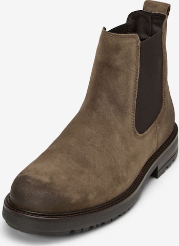Marc O'Polo Chelsea boots in Bruin: voorkant