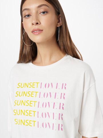 VERO MODA T-shirt i vit