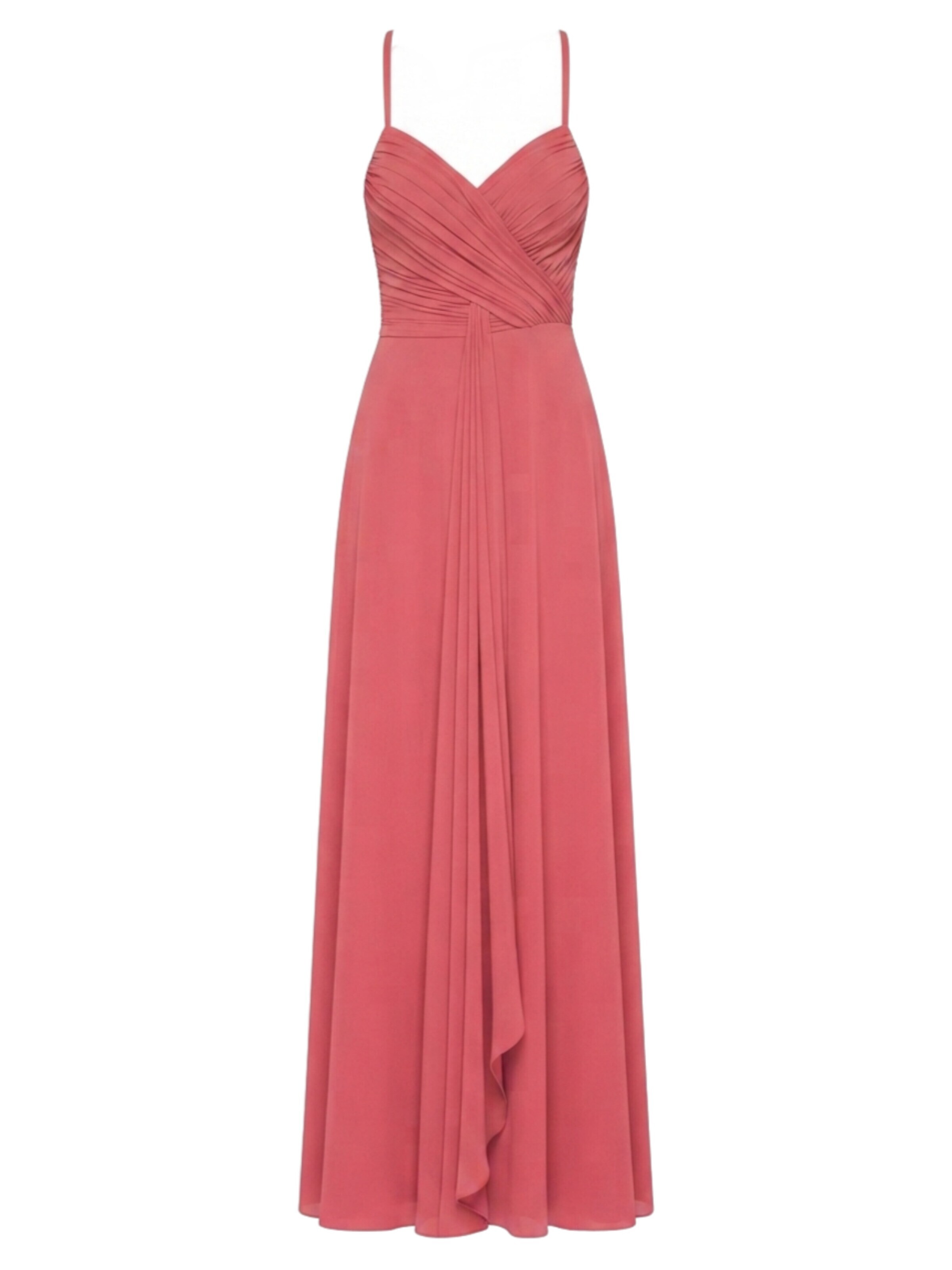 Robe de soirée Ombre en rose : devant