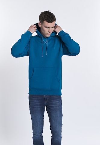 DENIM CULTURE Sweatshirt 'SAORO' in Blauw