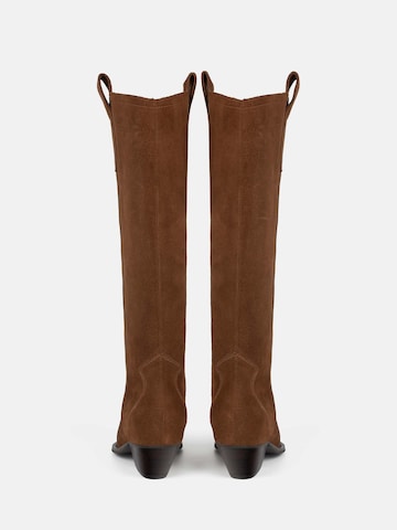 L37 HANDMADE SHOES Cowboy boot 'LET'S GET LOST' in Brown