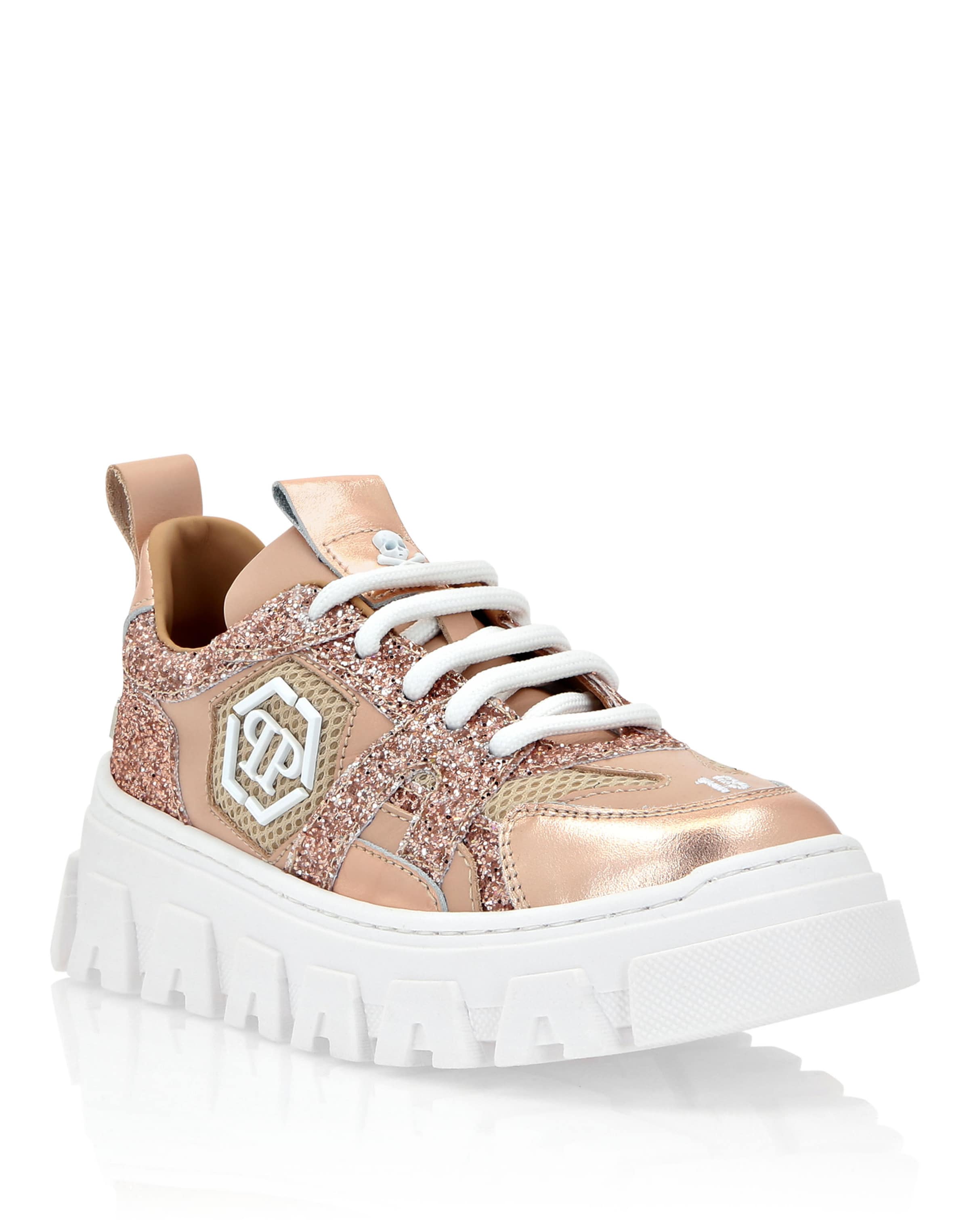 Philipp Plein - Zapatillas deportivas en rosa: frente