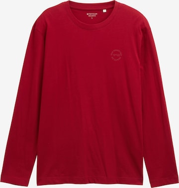 TOM TAILOR Shirt in Red: front