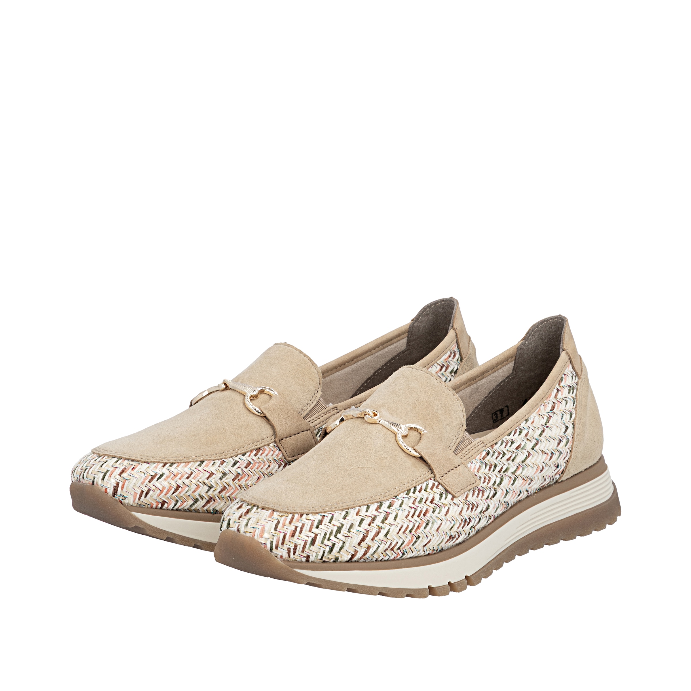 Rieker Moccasins '49042' in Beige