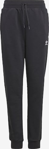 Tapered Pantaloni 'Adicolor' di ADIDAS ORIGINALS in nero: frontale