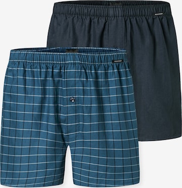 Boxers SCHIESSER en bleu : devant