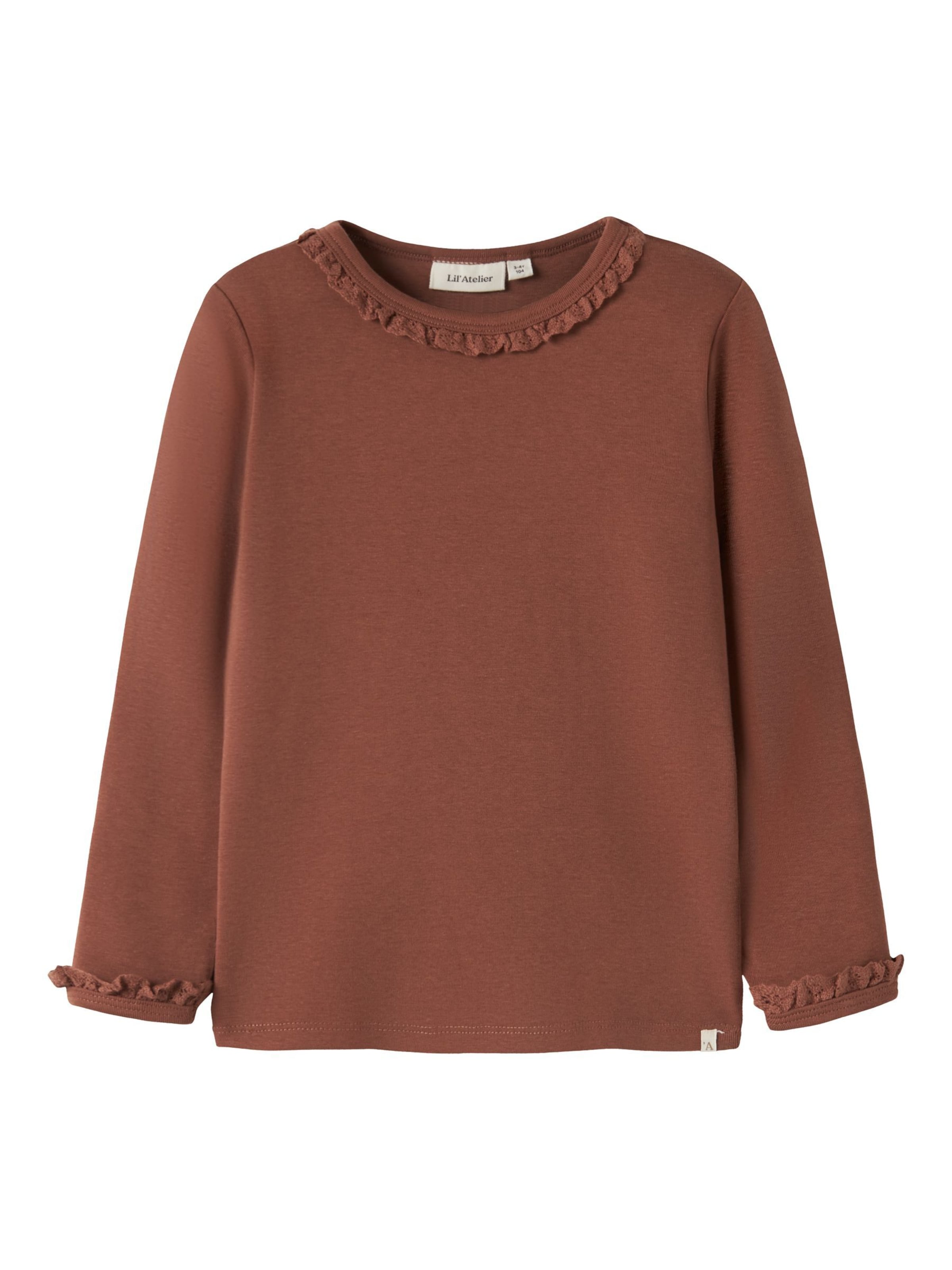 Lil'Atelier - Camiseta en marrón: frente