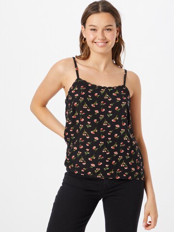 ABOUT YOU Top 'Florentina' in Zwart: voorkant