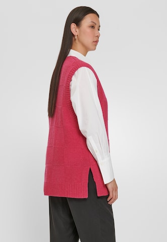 Anna Aura Knitted Vest in Pink
