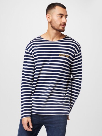 Maison Labiche - Camiseta 'COLOMBIER' en azul: frente