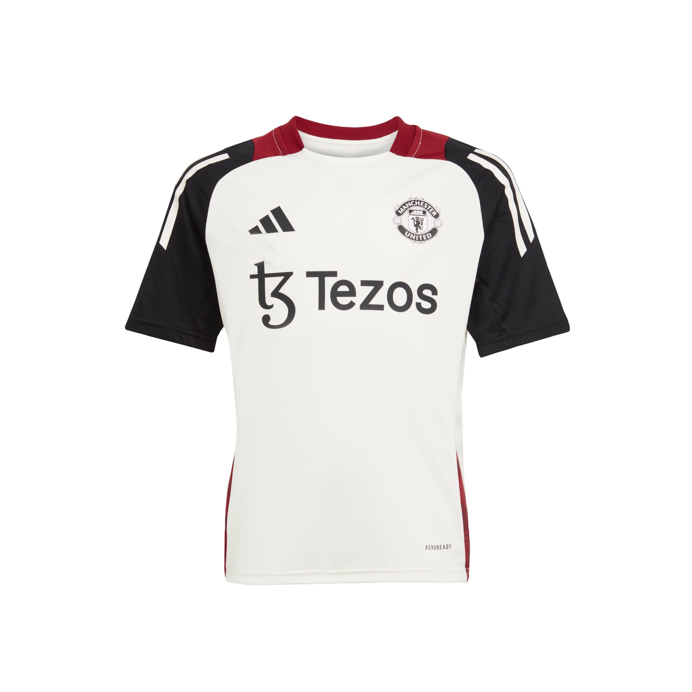 ADIDAS PERFORMANCE - Camiseta funcional 'Manchester United Tiro 24' en blanco: frente
