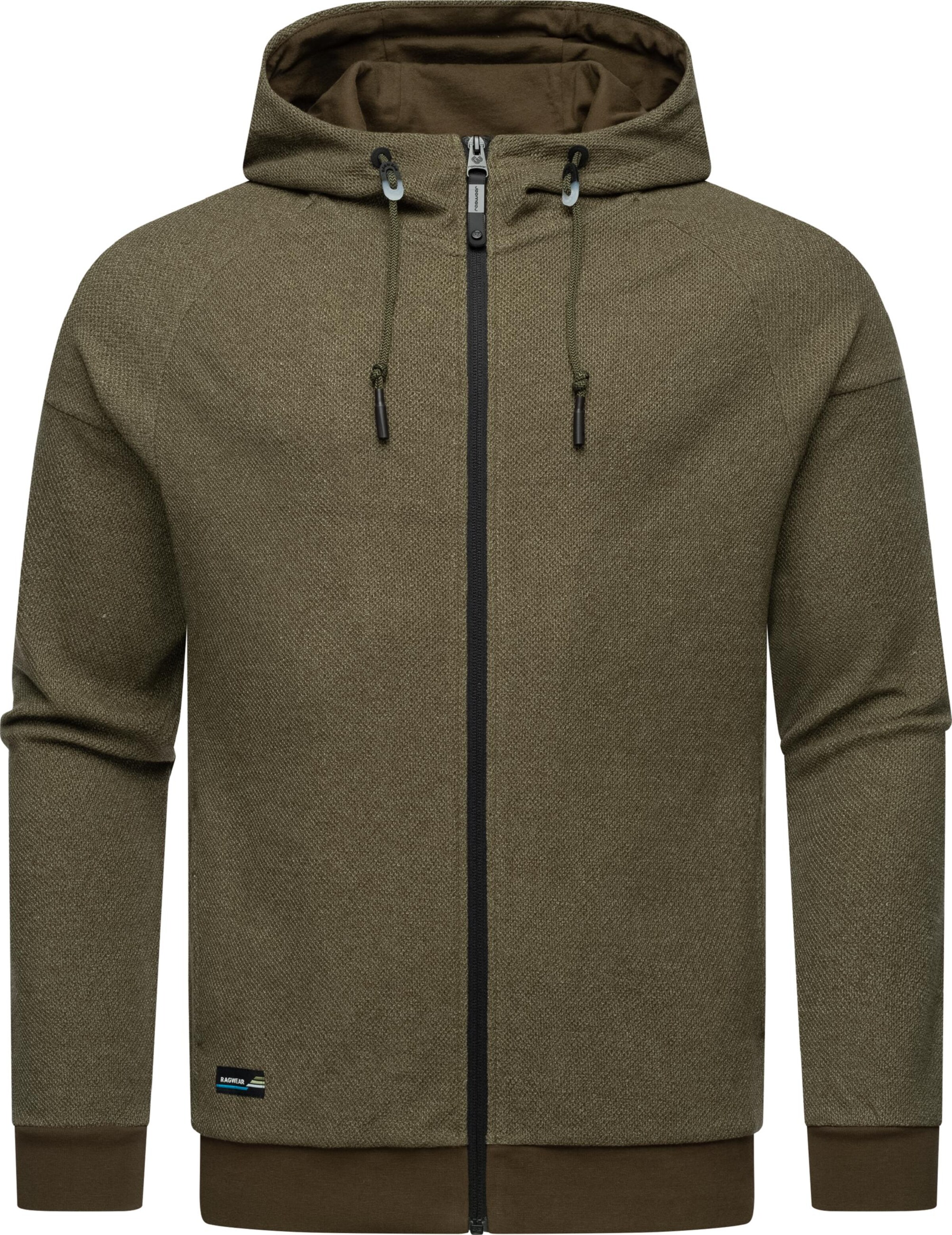 Ragwear Sweatjacke 'Dreyner' in Grün: Vorderseite