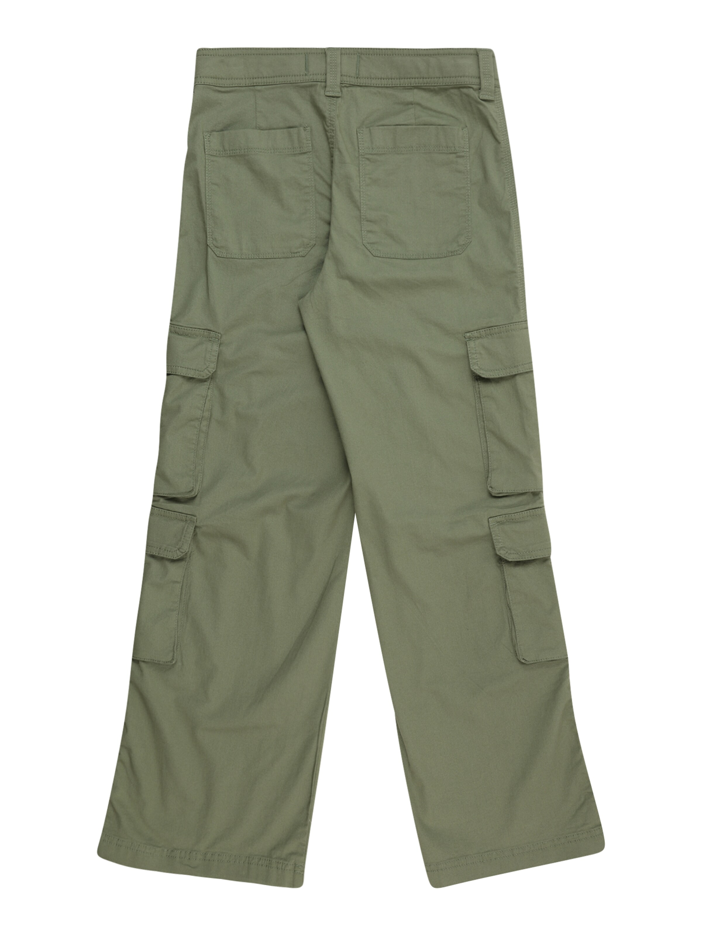 Abercrombie & Fitch Wide Leg Bukser i grøn