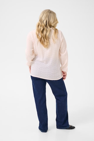 KAFFE CURVE Blouse 'Maia' in Pink