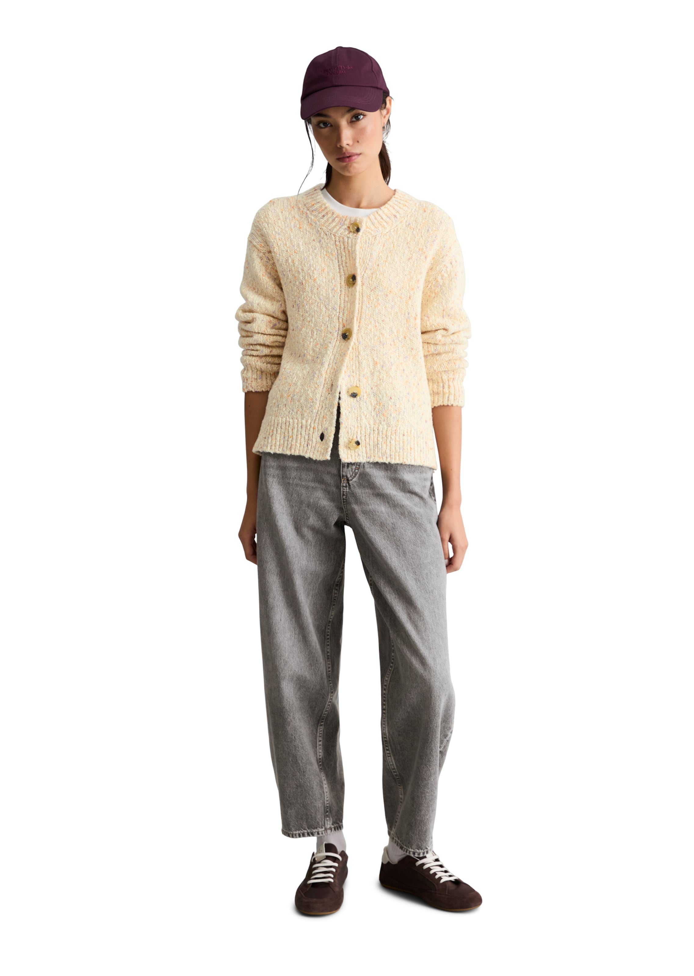 Marc O'Polo DENIM Knit cardigan in Beige