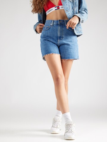 Tommy Jeans Regular Shorts in Blau: predná strana