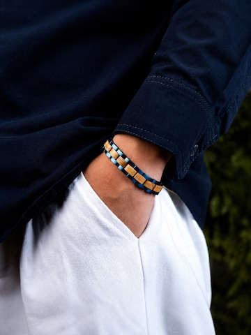 Holzwerk - Pulsera 'CHIEMSEE' en azul