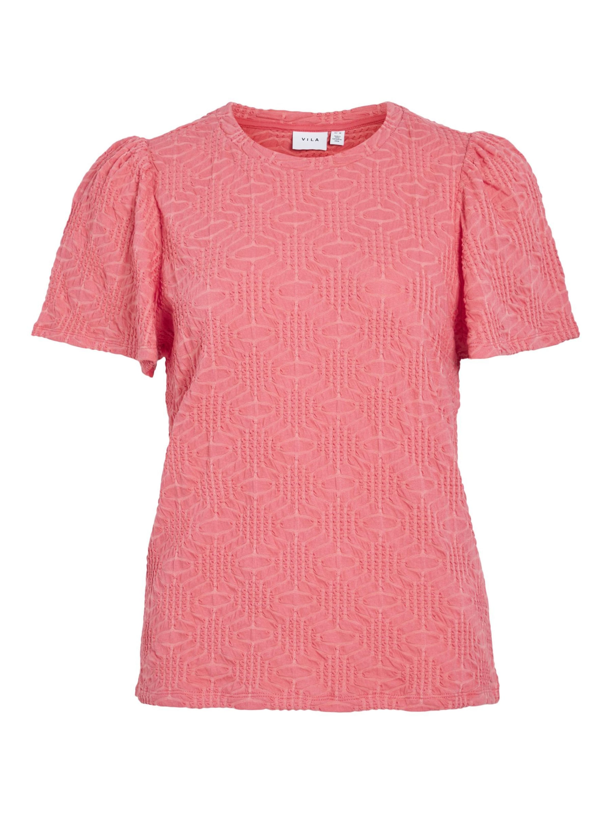 VILA - Camiseta en rosa: frente