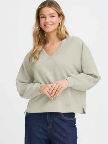 Felpa 'FRAURORA' di Fransa in grigio: frontale